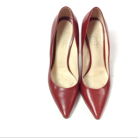 MaxMara Shoes - MAX MARA Women's Leather Pumps Size US 8/ 38